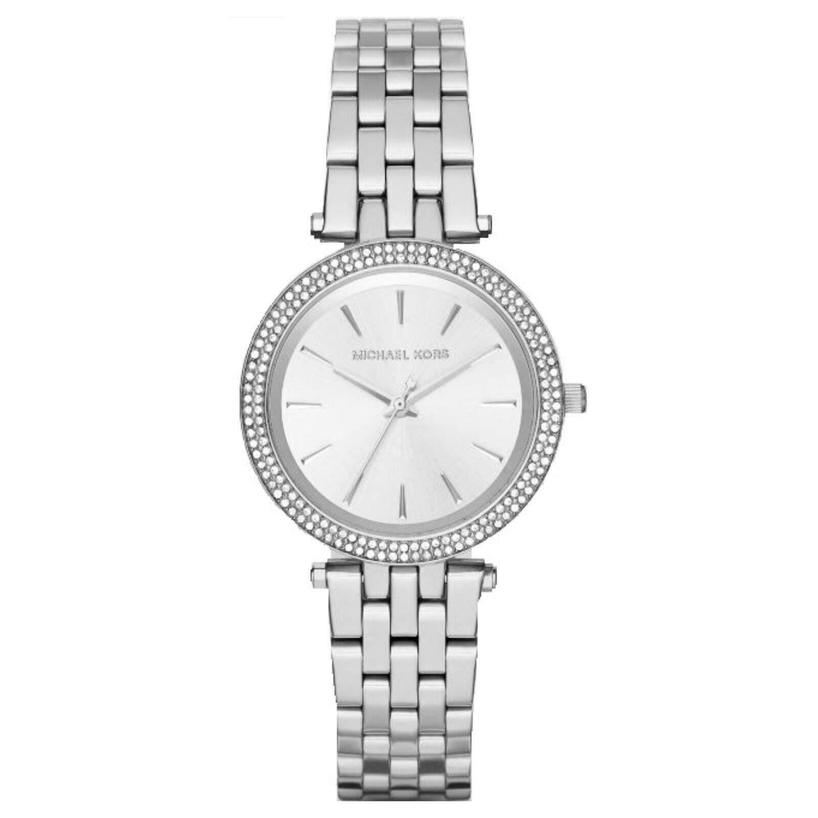 Michael Kors Ladies Mini Darci Silver Watch - MK3429